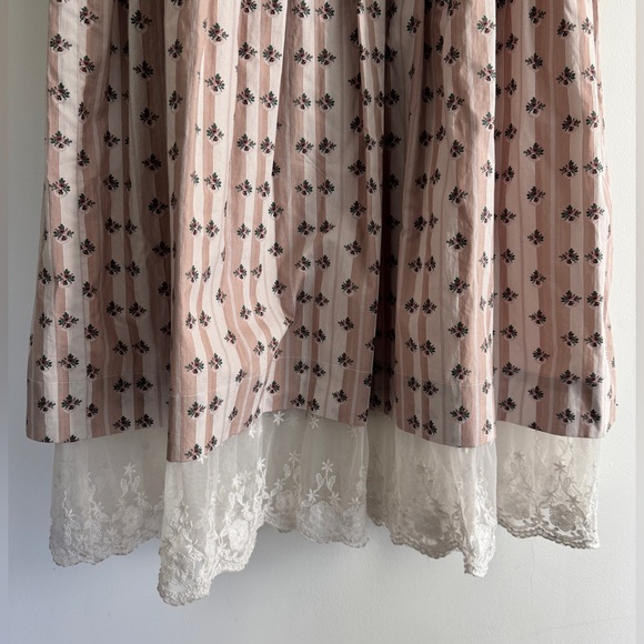 BATSHEVA chamomile lace collar floral print cotton dress - Picture 4 of 9